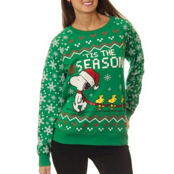 Peanuts Tops - Peanuts Snoopy Ugly Christmas Sweatshirt Medium